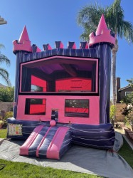 Pink & Purple Stripes Castle